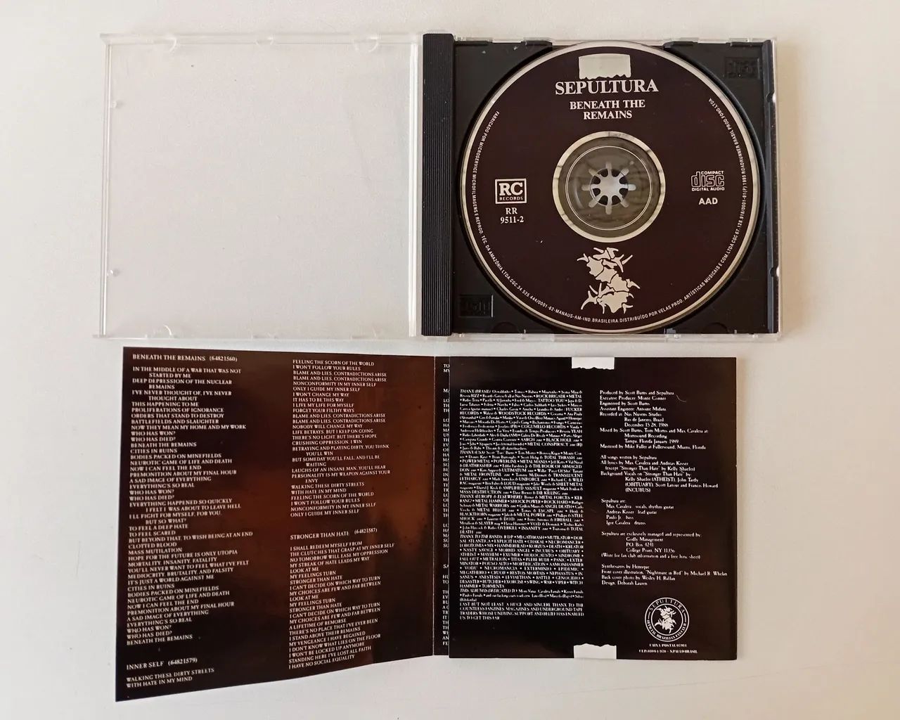 CD Sepultura - Beneath The Remains - Foto 3