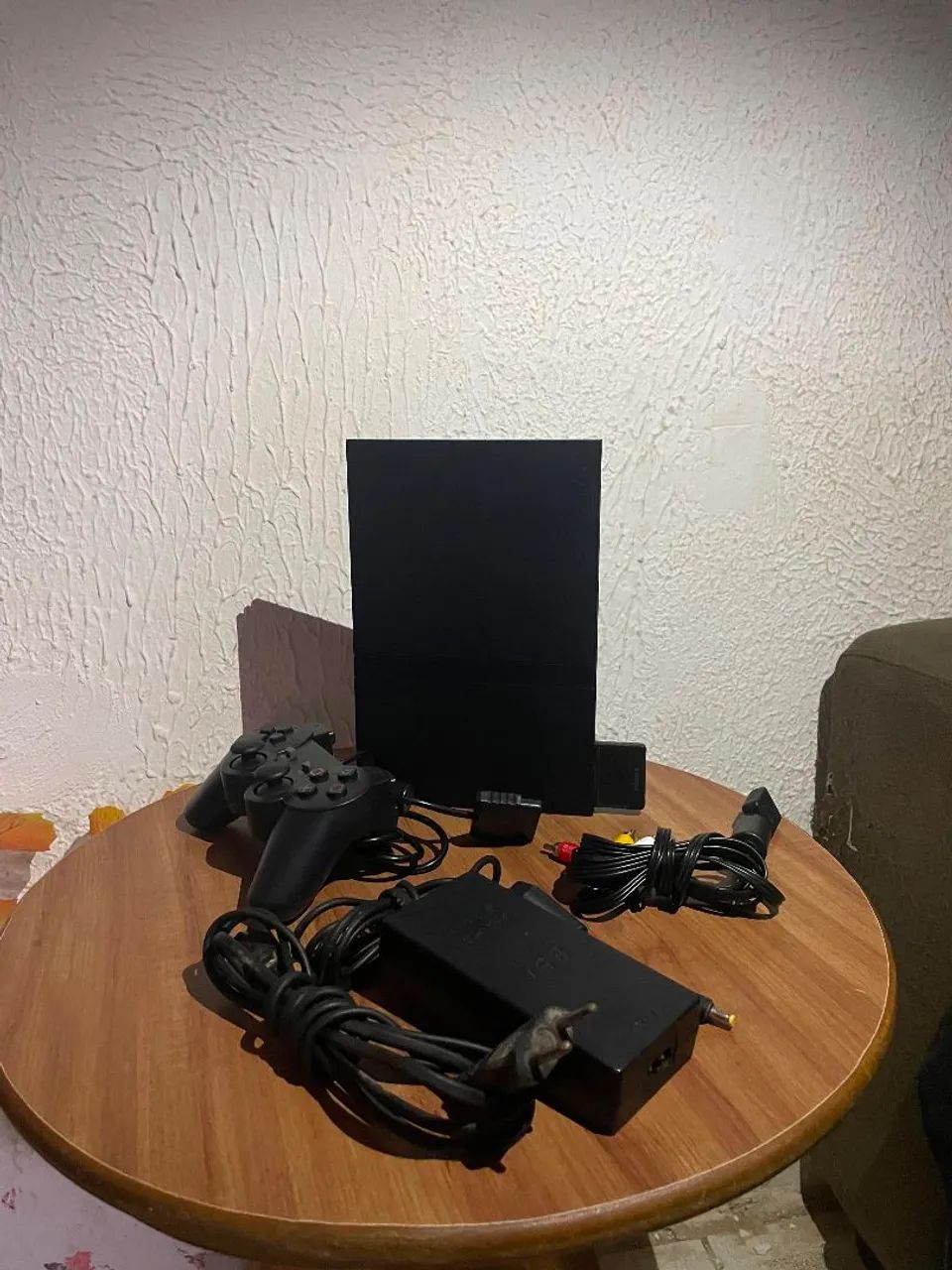 PS2 Slim Completo + Memory Card 8MB + Cabos - Leitor Funcionando - Foto 2