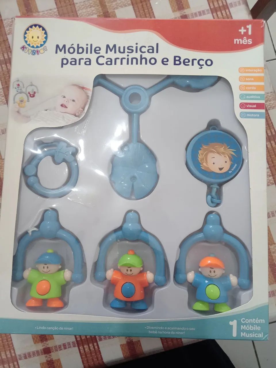 Mobile giratório bebê 