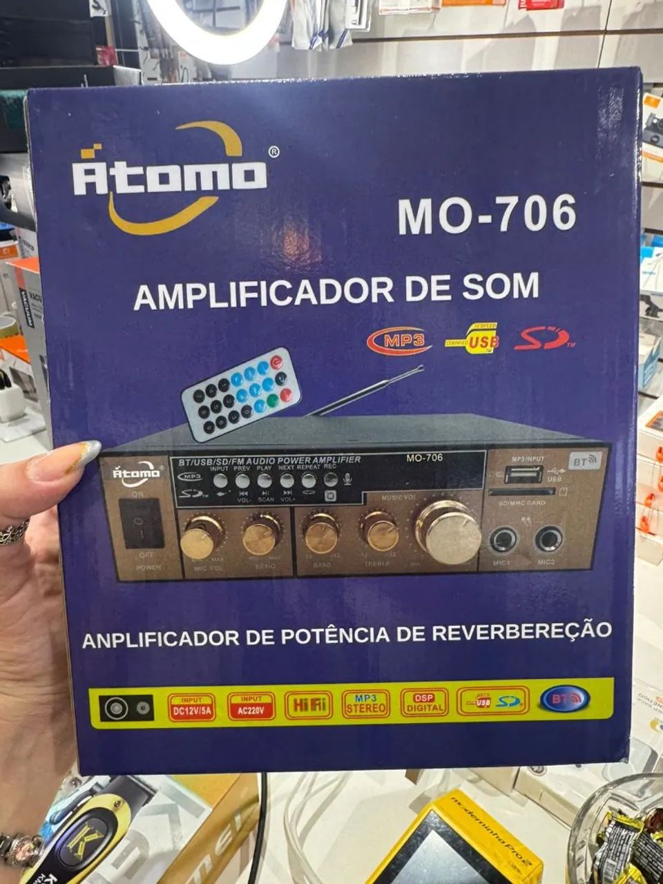 Amplificador BLUETOOTH 