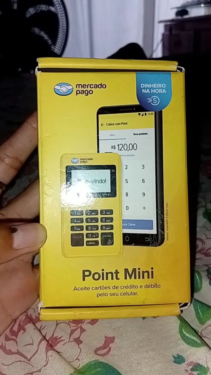 Máquina de cartão point mini do mercado pago