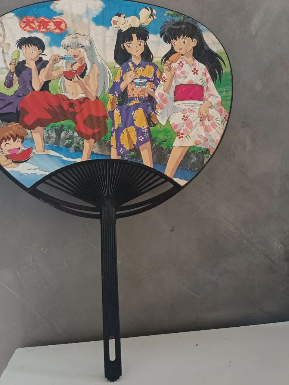 Leque Coleção de Fãs de "Inuyasha" Japonês <br> - Foto 2