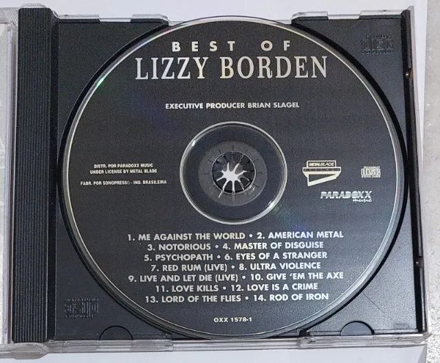 Cd Lizzy Borden - The Best Of  Lizzy Borden (1994) - Foto 4