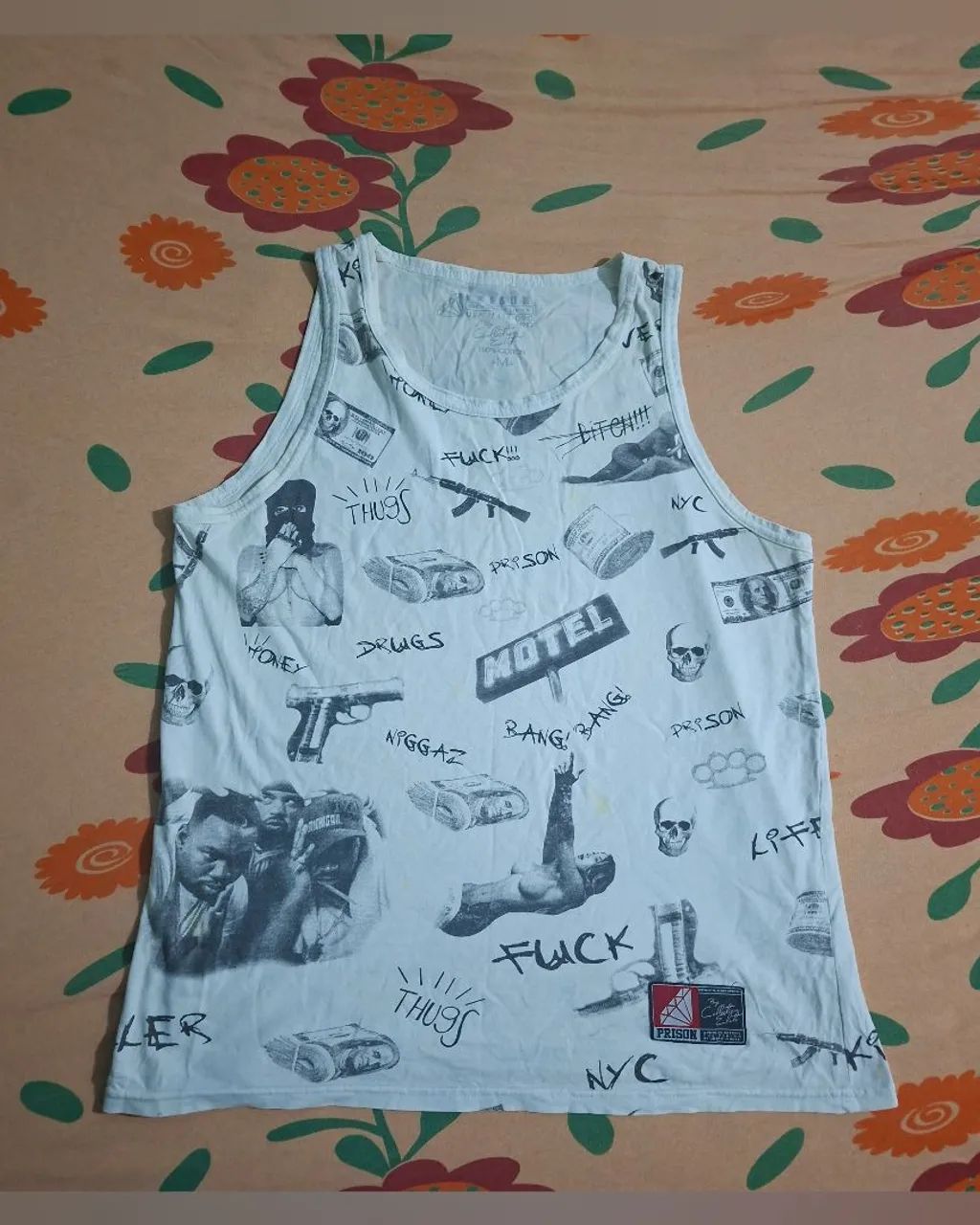 Camisa Regata Prison Tamanho M - Foto 4