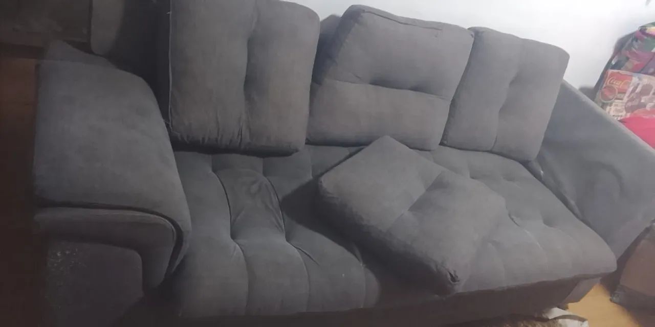 Vendo sofá de 3 e de 2 lugares  - Foto 4