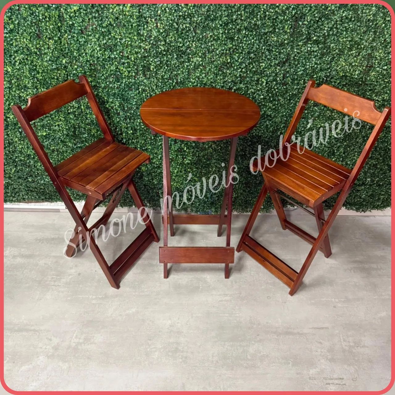 Mesa Bistrô com 2 Cadeiras 