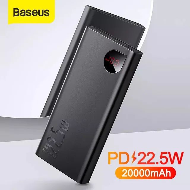 CARREGADOR PORTÁTIL POWERBANK BASEUS 20.000mah 22.5W CARREGAMENTO RÁPIDO