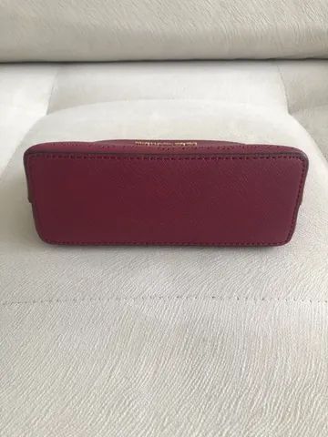 Necessaire em couro Michael Kors - Bordô - Foto 3