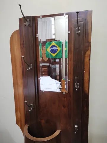 Chapeleiro em Madeira Imbuia - Foto 5