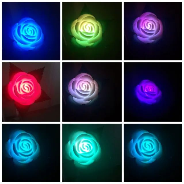 Decoração Rosa luminosa diversos tons - Foto 2