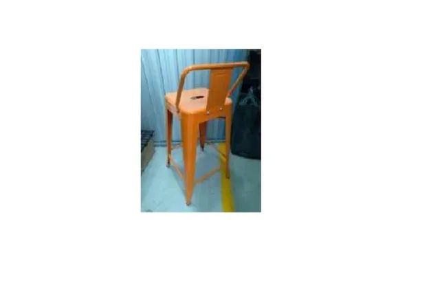 banco alto com encosto 76 cm Laranja - Foto 4