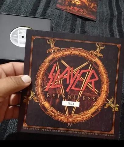Slayer Box com 6 Compactos de vinil GOLD raro - Foto 4