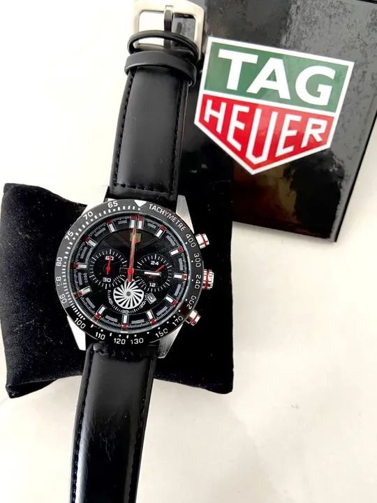 Relógio Tagheuer couro - Foto 3