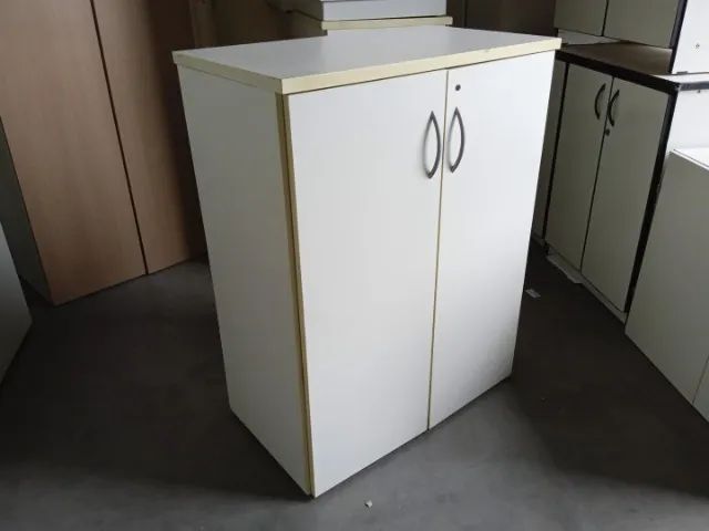 Armário de pasta suspensa c/ 2 portas em MDF Branco 105 cm x 80 cm x 47 cm - Foto 2