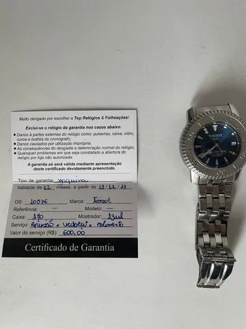 Rel gio Tissot 1853 Original Bem Conservado e com 10 Meses de