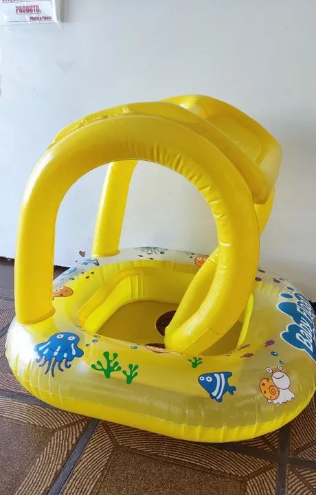 Boia inflável assento coberto