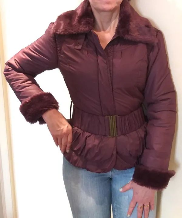 Jaqueta Feminina Marca Canal Nylon (Usado) Super Nova. - Foto 4