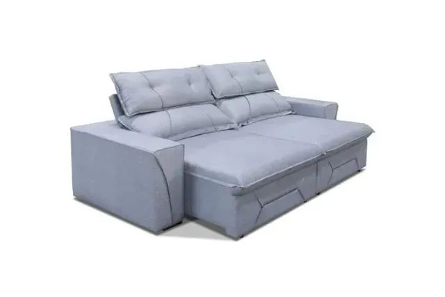 Sofá Retrátil e Reclinável Moralles  promoção-entrega 48hrs. - Foto 2
