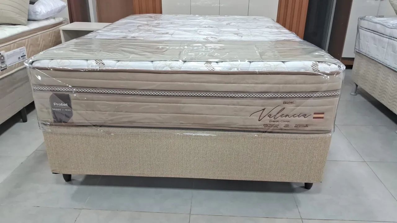 CAMA BOX PROBEL VALÊNCIA QUEEN 1,58 x 1,98 R$ 1.700,00 A VISTA