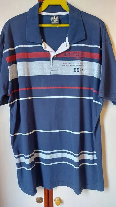 Kit 2 Camisas Polo - tam. GG