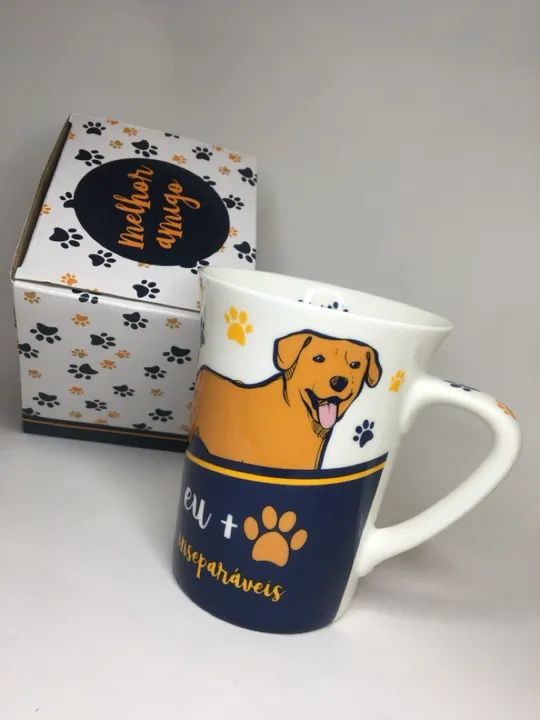 Caneca em Cerâmica modelo Dog 350ml - Foto 4