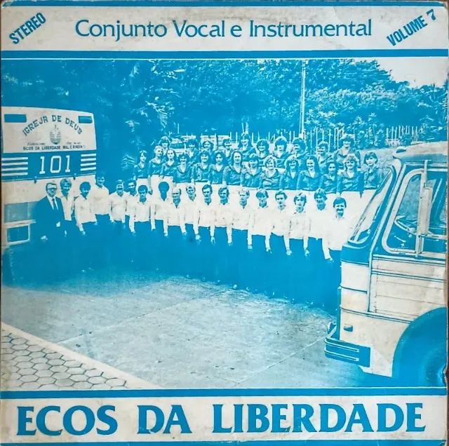 Lp Disco de Vinil Gospel Evangélico Conjunto Ecos Da Liberdade Vol. 7