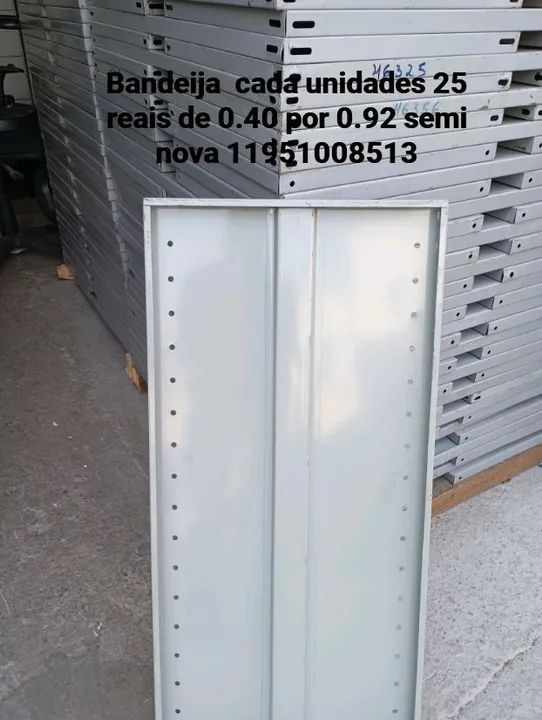 Bandeijas para pratileras de 0.40 por 0.92 apenas 25 Reais semi nova * - Foto 2