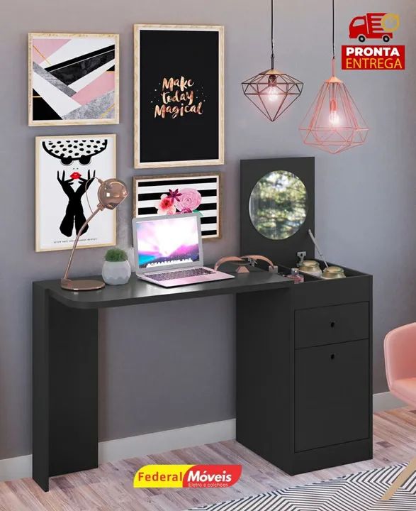 Penteadeira 1 Porta e 1 Gaveta Novo Pronta Entrega 