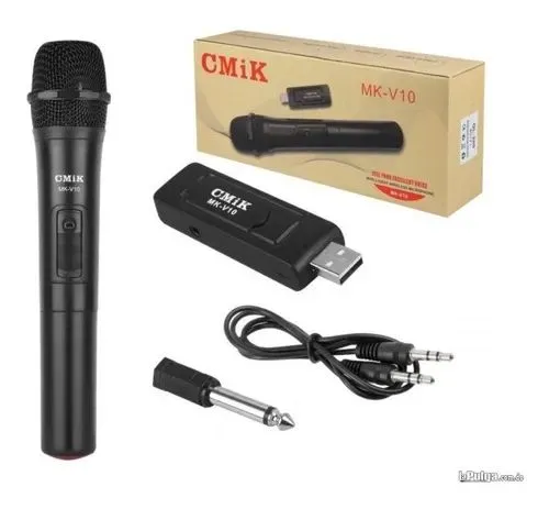 Microfone Sem Fio CMiK MK-V10 - Novo