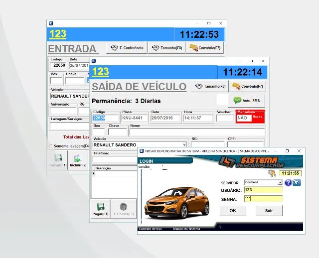 software Para Estacionamento + Lava-rápido - Foto 2