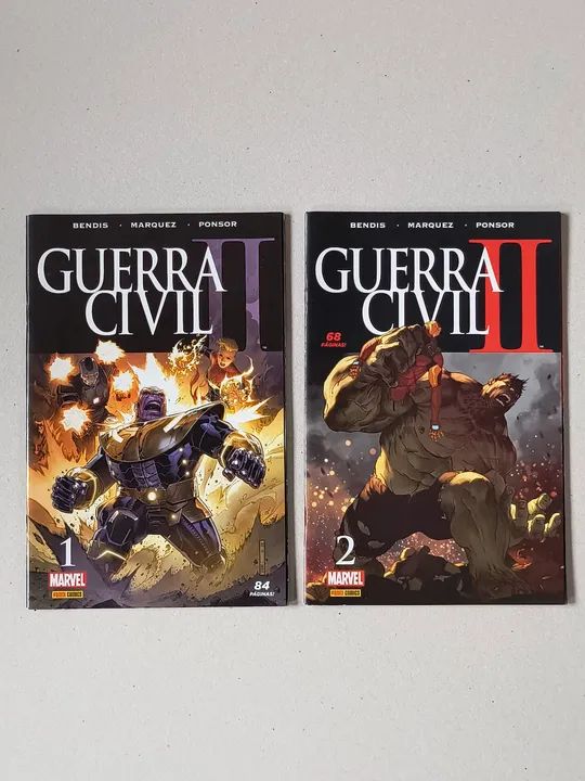 Guerra Civil II - Hqs Marvel - Edições 1 e 2