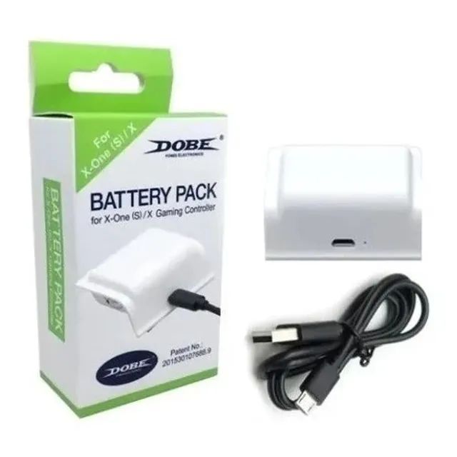 Kit Carregador & Bateria Xbox One S/X Recarregável 