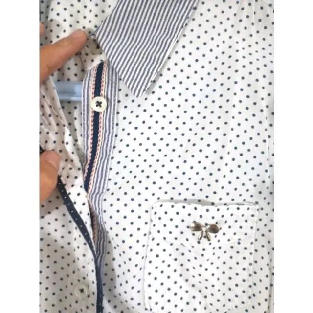 camisa estampa de bolinhas 38 - Foto 2