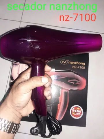 Secador De Cabelo Profissional 3000w Nz-7100 Lazer - Foto 4