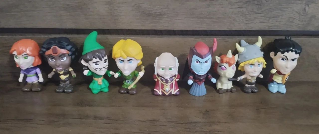 Caverna do dragão bonecos coleção completa 