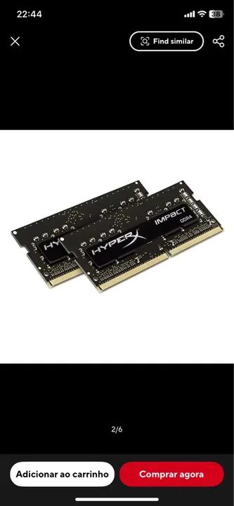 Memória RAM 16GB 3200MHZ DDR4 para notebook  - Foto 2