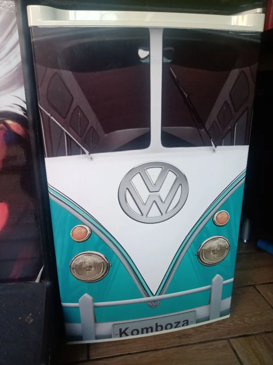 Geladeira Vintage Komboza observação trocar o gas