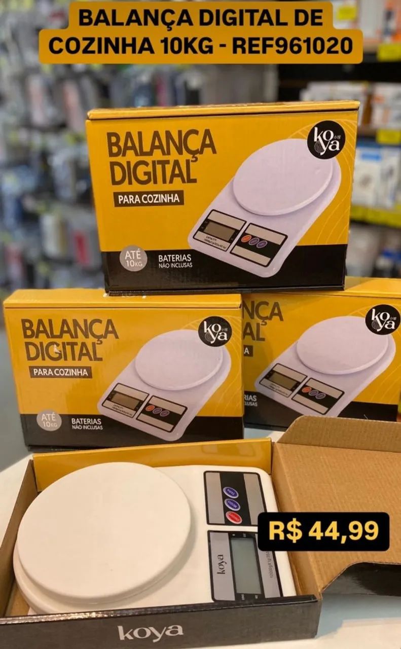 Balança Digital de Cozinha 10kg Koya
