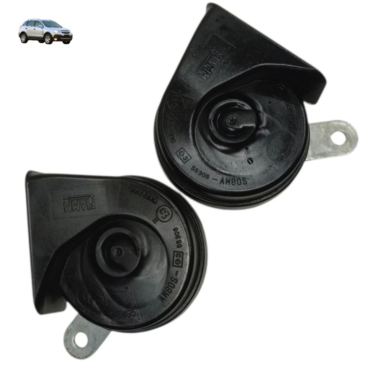Par buzina caracol GM Captiva 2008 2009 2010 2011 2012
