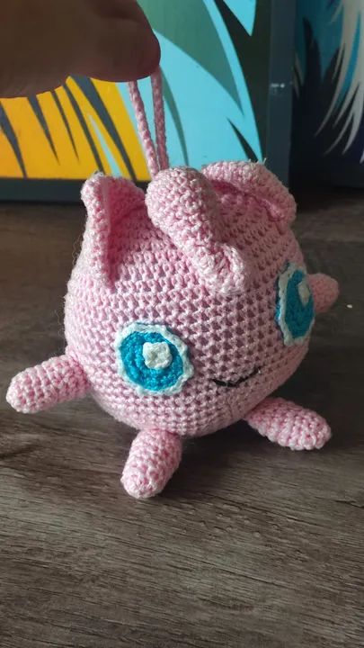 Amigurumi Jigglypuff - Feito à Mão <br>