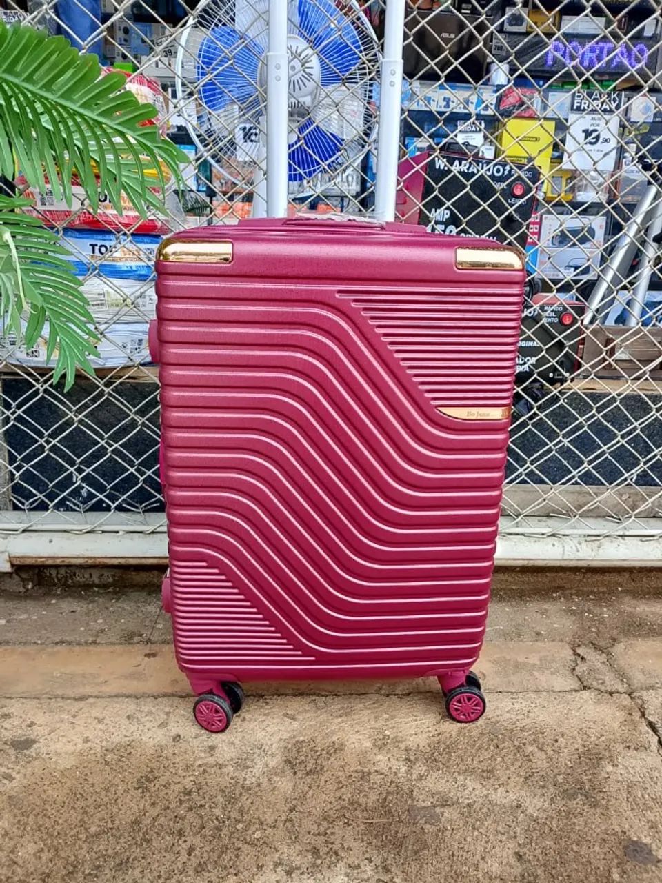 Mala 14kg marsala (Honestidade e Qualidade Distribuidora JK Eletrônicos)