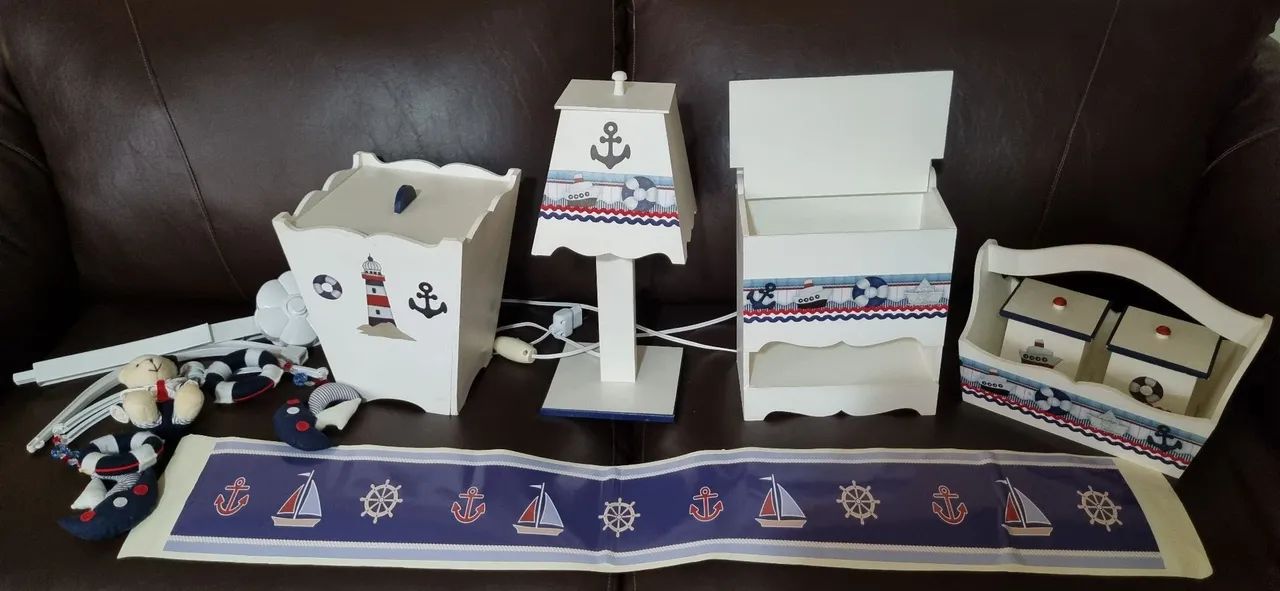 Kit Higiene Marinheiro MDF - Foto 2