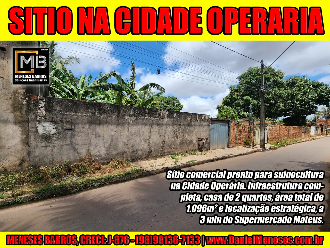 Oportunidade Única: Sítio Comercial Pronto para Criação de Suínos na Cidade Operária!
