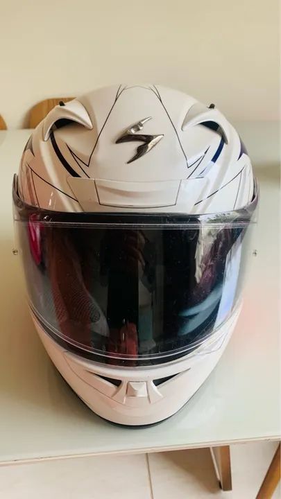 Capacete Scorpion semi novo  - Foto 2