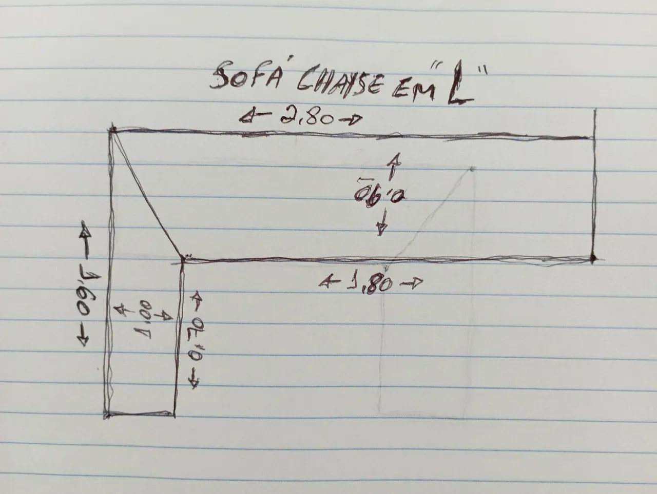 Sofá Chayse em L - Foto 3