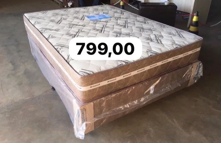Cama box colchão d33 suporte NovA