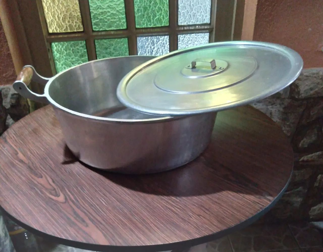 Panela de alumínio grosso 22 litros  - Foto 4