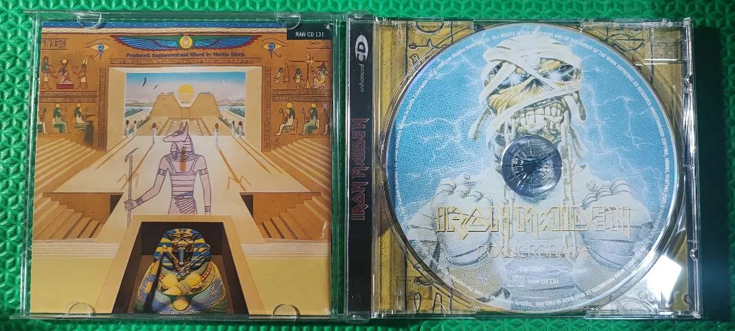 CD Iron Maiden - Powerslave (Enhanced 1998) (Importado Raw Power) - Foto 3