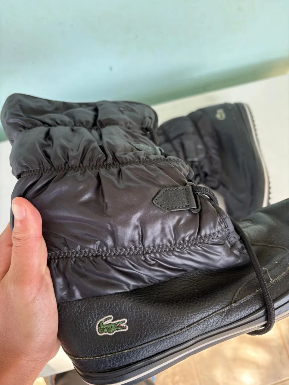 Bota Lacoste preto  - Foto 4