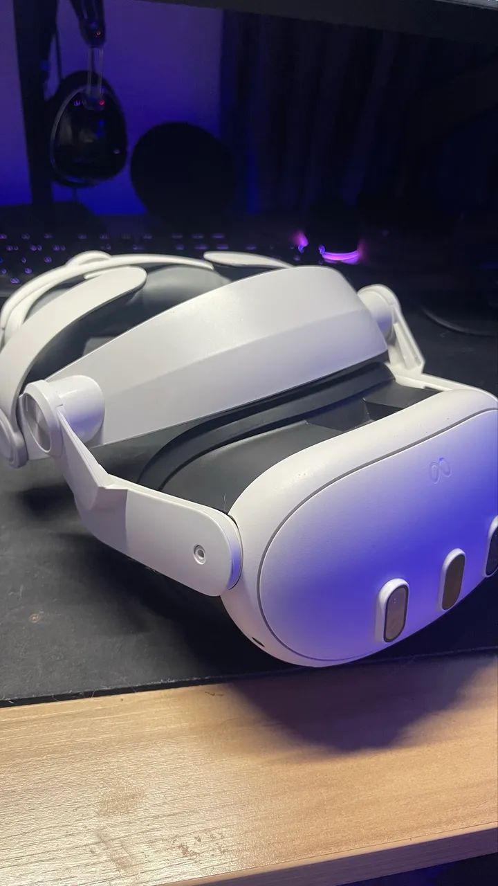 Meta Quest 3 com Caixa + Headstrap Premium | Estado de Novo  - Foto 4